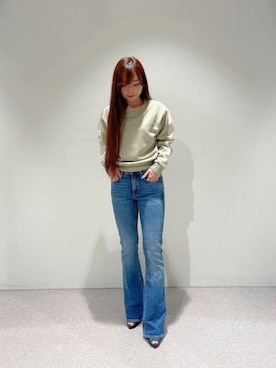 「G-STAR RAW（ジースターロゥ）のアイテム（スウェット）」を使った、G-Star RAW WOMENさん（レディース・152cm）の冬コーディネート