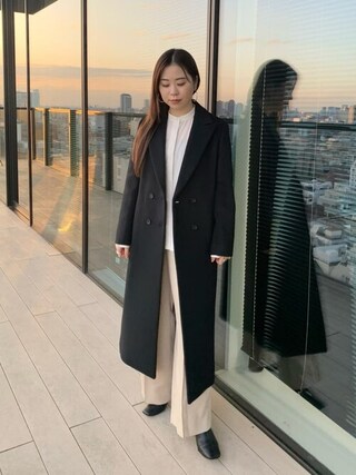 CITY SUPER140チェスターコート city（シティ）の「【CITY】SUPER140ナローチェスターコート