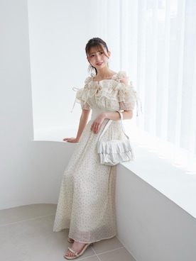 「MAJESTIC LEGON（マジェスティックレゴン）のアイテム」を使った、𝑬𝒓𝒊𝒓𝒊𝒏さん（レディース・153cm）の春コーディネート