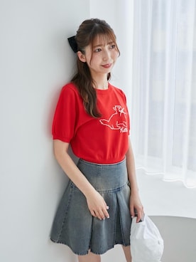 「ブルべ夏」｜𝑬𝒓𝒊𝒓𝒊𝒏さん（レディース・153cm）の春コーディネート