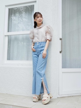 𝑬𝒓𝒊𝒓𝒊𝒏さん（レディース・153cm）の春コーディネート