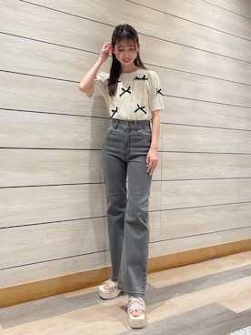 𝑬𝒓𝒊𝒓𝒊𝒏さん（レディース・153cm）の夏コーディネート
