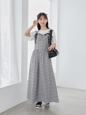 𝑬𝒓𝒊𝒓𝒊𝒏さん(レディース・153cm)の夏コーディネート