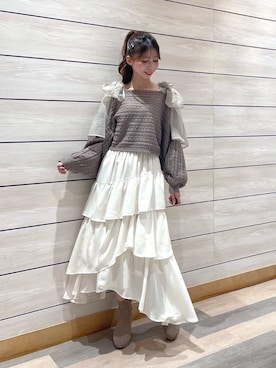 𝑬𝒓𝒊𝒓𝒊𝒏さん（レディース・153cm）の秋コーディネート