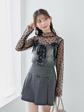 𝑬𝒓𝒊𝒓𝒊𝒏さん（レディース・153cm）の秋コーディネート