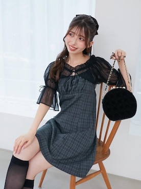 「MAJESTIC LEGON（マジェスティックレゴン）のアイテム」を使った、𝑬𝒓𝒊𝒓𝒊𝒏さん（レディース・153cm）の夏コーディネート