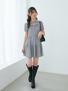 𝑬𝒓𝒊𝒓𝒊𝒏さん（レディース・153cm）の夏コーディネート