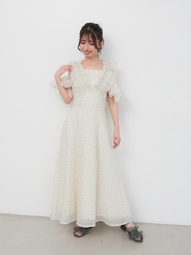 「フェミニン 」｜𝑬𝒓𝒊𝒓𝒊𝒏さん（レディース・153cm）の夏コーディネート