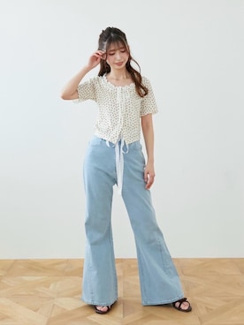 𝑬𝒓𝒊𝒓𝒊𝒏さん（レディース・153cm）の夏コーディネート