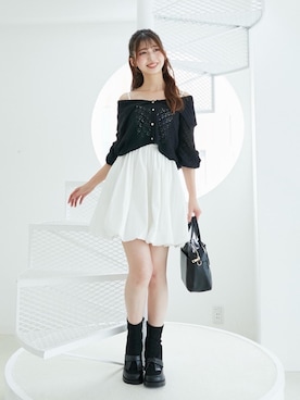 𝑬𝒓𝒊𝒓𝒊𝒏さん(レディース・153cm)の夏コーディネート