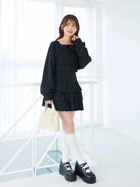 「アイテム（アンサンブル）」を使った、𝑬𝒓𝒊𝒓𝒊𝒏さん（レディース・153cm）の夏コーディネート