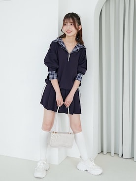 𝑬𝒓𝒊𝒓𝒊𝒏さん（レディース・153cm）の夏コーディネート