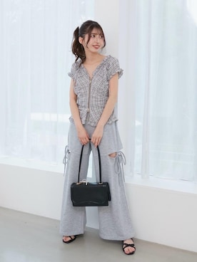 𝑬𝒓𝒊𝒓𝒊𝒏さん(レディース・153cm)の夏コーディネート