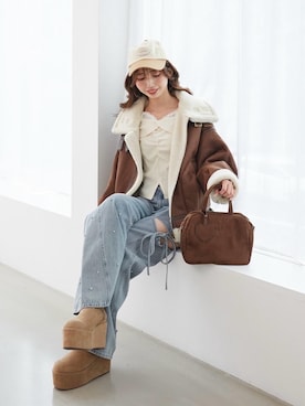 𝑬𝒓𝒊𝒓𝒊𝒏さん（レディース・153cm）の夏コーディネート