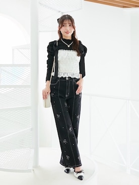 𝑬𝒓𝒊𝒓𝒊𝒏さん(レディース・153cm)の秋コーディネート