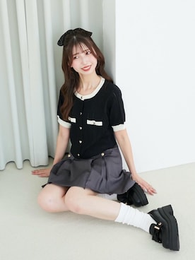 「MAJESTIC LEGON（マジェスティックレゴン）のアイテム」を使った、𝑬𝒓𝒊𝒓𝒊𝒏さん（レディース・153cm）の秋コーディネート
