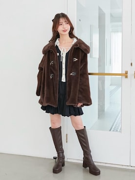 𝑬𝒓𝒊𝒓𝒊𝒏さん（レディース・153cm）の秋コーディネート