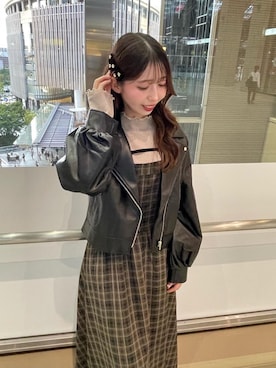 𝑬𝒓𝒊𝒓𝒊𝒏さん（レディース・153cm）の秋コーディネート