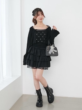 「MAJESTIC LEGON（マジェスティックレゴン）のアイテム」を使った、𝑬𝒓𝒊𝒓𝒊𝒏さん（レディース・153cm）の秋コーディネート