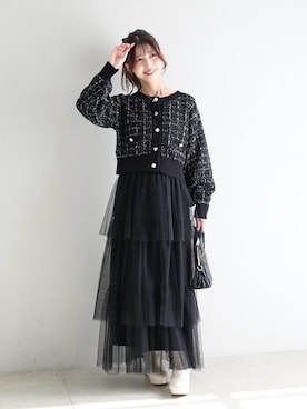 𝑬𝒓𝒊𝒓𝒊𝒏さん（レディース・153cm）の秋コーディネート