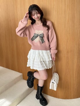 𝑬𝒓𝒊𝒓𝒊𝒏さん（レディース・153cm）の秋コーディネート