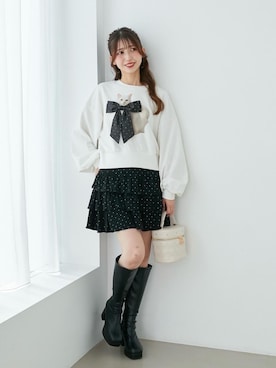 𝑬𝒓𝒊𝒓𝒊𝒏さん（レディース・153cm）の秋コーディネート