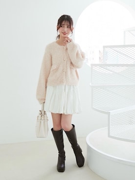 「MAJESTIC LEGON（マジェスティックレゴン）のアイテム」を使った、𝑬𝒓𝒊𝒓𝒊𝒏さん（レディース・153cm）の秋コーディネート