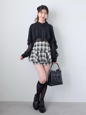 𝑬𝒓𝒊𝒓𝒊𝒏さん（レディース・153cm）の冬コーディネート