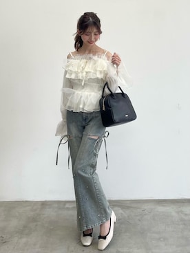 𝑬𝒓𝒊𝒓𝒊𝒏さん（レディース・153cm）の春コーディネート