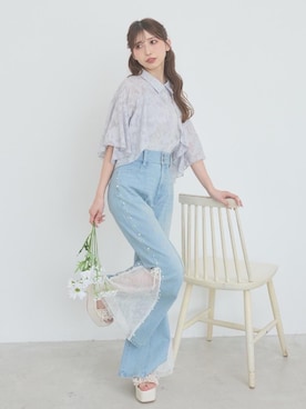 𝑬𝒓𝒊𝒓𝒊𝒏さん（レディース・153cm）の春コーディネート