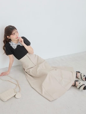 𝑬𝒓𝒊𝒓𝒊𝒏さん(レディース・153cm)の春コーディネート