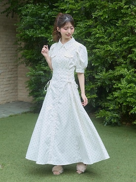 「MAJESTIC LEGON」｜𝑬𝒓𝒊𝒓𝒊𝒏さん（レディース・153cm）の春コーディネート