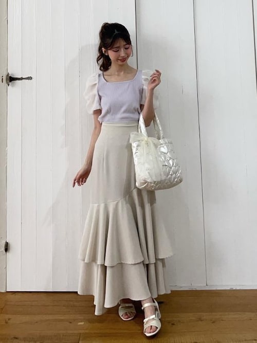MAJESTIC LEGON（マジェスティックレゴン） サンダル サテンビジュー