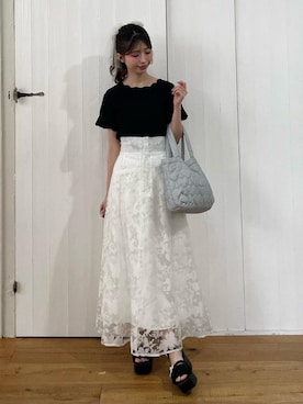 「MAJESTIC LEGON」｜𝑬𝒓𝒊𝒓𝒊𝒏さん（レディース・153cm）の春コーディネート