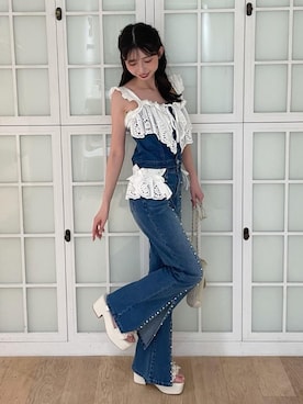𝑬𝒓𝒊𝒓𝒊𝒏さん(レディース・153cm)の春コーディネート