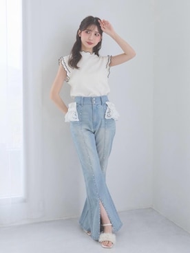 𝑬𝒓𝒊𝒓𝒊𝒏さん(レディース・153cm)の春コーディネート