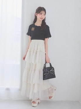 𝑬𝒓𝒊𝒓𝒊𝒏さん（レディース・153cm）の夏コーディネート