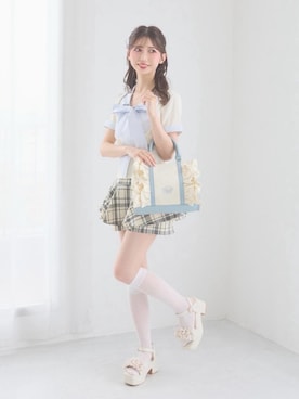 𝑬𝒓𝒊𝒓𝒊𝒏さん(レディース・153cm)の夏コーディネート