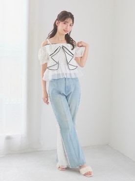𝑬𝒓𝒊𝒓𝒊𝒏さん(レディース・153cm)の夏コーディネート