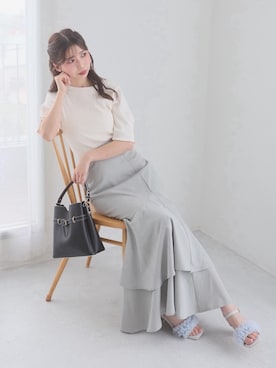 𝑬𝒓𝒊𝒓𝒊𝒏さん(レディース・153cm)の夏コーディネート