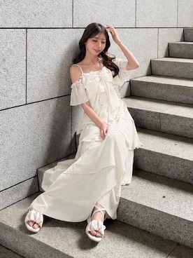 ใMAJESTIC LEGON๏ผใใธใงในใใฃใใฏใฌใดใณ๏ผใฎใทใขใผใฎใฃใถใผใตใณใใซ๏ผใตใณใใซใใใฏใคใ็ณป๏ผใใไฝฟใฃใใ๐ฌ๐๐๐๐๐ใใ๏ผใฌใใฃใผในใป153cm๏ผใฎๅคใณใผใใฃใใผใ
