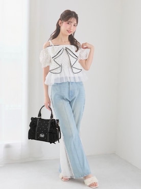 𝑬𝒓𝒊𝒓𝒊𝒏さん(レディース・153cm)の夏コーディネート