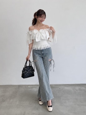 𝑬𝒓𝒊𝒓𝒊𝒏さん（レディース・153cm）の夏コーディネート