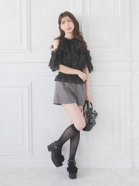 𝑬𝒓𝒊𝒓𝒊𝒏さん(レディース・153cm)の夏コーディネート