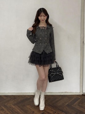 𝑬𝒓𝒊𝒓𝒊𝒏さん(レディース・153cm)の夏コーディネート