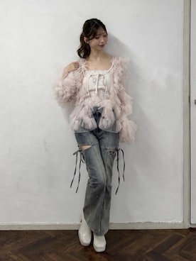 𝑬𝒓𝒊𝒓𝒊𝒏さん（レディース・153cm）の夏コーディネート