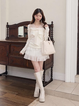 𝑬𝒓𝒊𝒓𝒊𝒏さん(レディース・153cm)の夏コーディネート