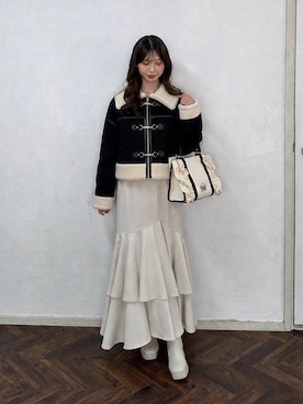 「推し活」｜𝑬𝒓𝒊𝒓𝒊𝒏さん（レディース・153cm）の秋コーディネート