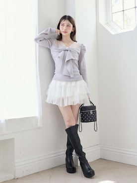 𝑬𝒓𝒊𝒓𝒊𝒏さん(レディース・153cm)の秋コーディネート