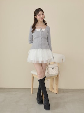 𝑬𝒓𝒊𝒓𝒊𝒏さん(レディース・153cm)の秋コーディネート